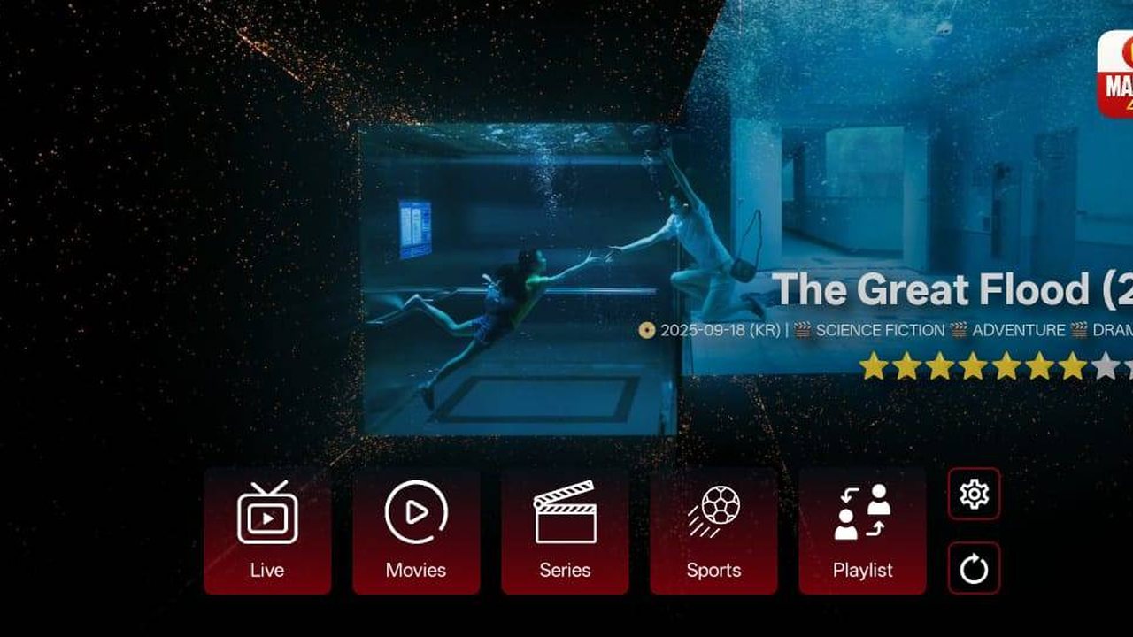 Marvel 4K app screen